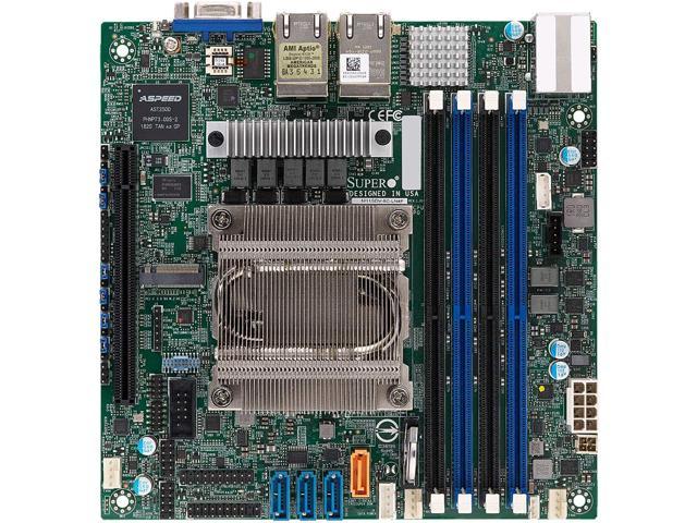 SUPERMICRO MBD-M11SDV-8C-LN4F AMD EPYC 3251 SoC 8 Core / 16 Thread Mini ITX Server Motherboard