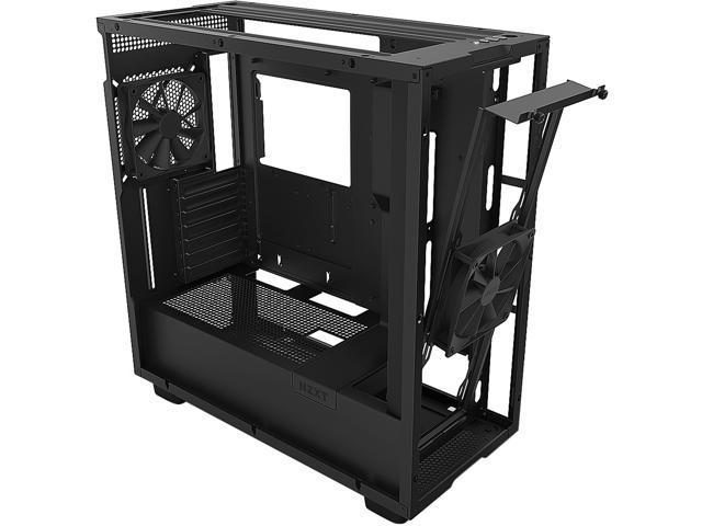 NZXT H7 Flow Black - Mid-Tower Airflow PC Gaming Case - Tempered