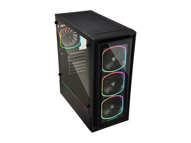 Enermax Starryfort Sf30 Rgb Atx Mid Tower Gaming Pc Case Newegg Com
