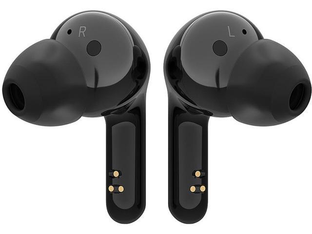 LG TONE Free FN5W - Wireless Charging True Wireless Bluetooth Earbuds with Meridian Sound, Noise Reduction, Dual Microphone for Work/Home Office, iPhone, and Android Compatible - Black