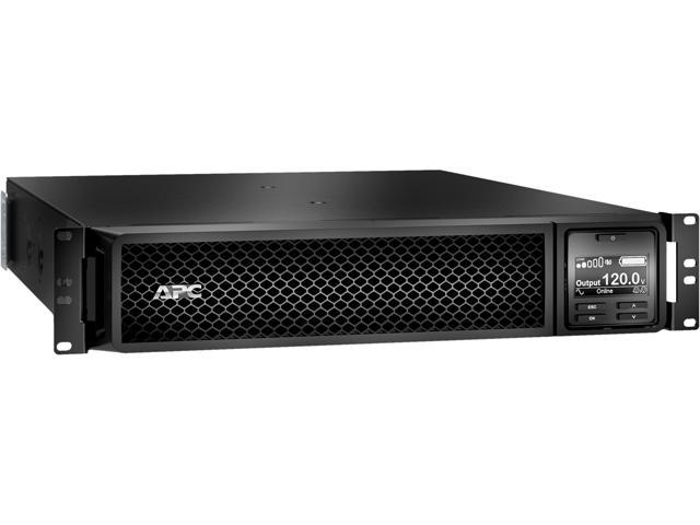 Apc Srt20rmxla Nc 20 Va 1800 Watts Online Smart Ups With Network Card Newegg Com