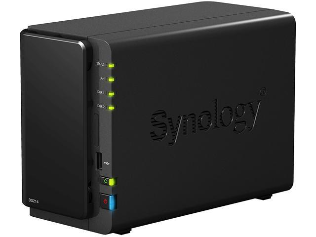 Synology DiskStation DS214 High-Performance 2-Bay NAS Server for SMB & SOHO