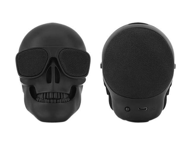 Portable Skull Head Wireless Bluetooth Speaker Mini Bass Stereo Speaker HD Sound 