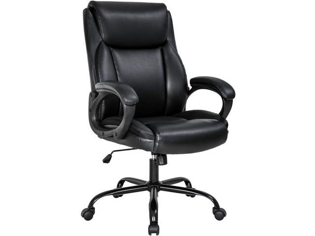 Office Chair Ergonomic Desk Pu, Computer Chair With Arms