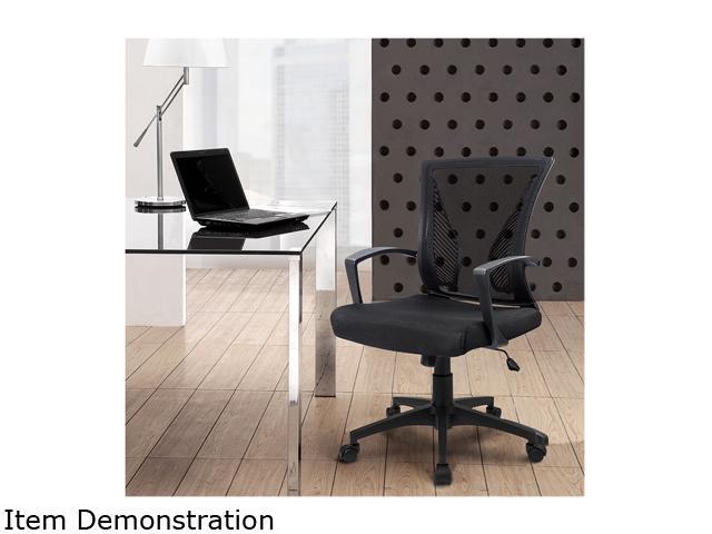 Furmax Office Chair Mid Back Swivel Lumbar Support Computer Newegg Com