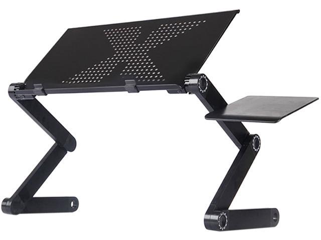 Laptop Desk Foldable Table Stand Bed Tray with Extra Mouse Pad Side
