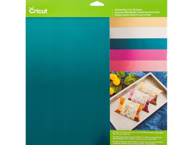 Cricut Foil Poster Board Sampler, Fairy Tale | 10 Sheets 12"x12" 2003668