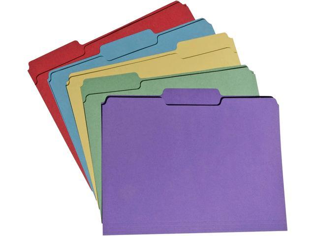 SKILCRAFT Single-ply Top Tab Recycled File Folders - Newegg.com