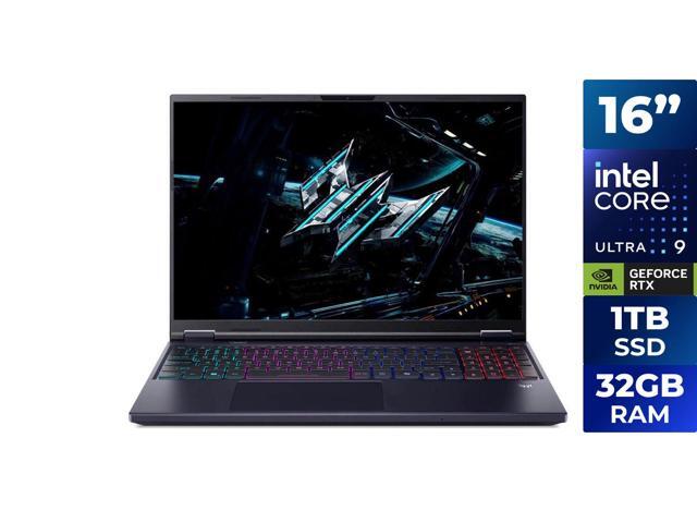 Acer 16" Predator Helios Neo 16 AI Gaming Laptop - Nvidia GeForce RTX 5070 Intel Core Ultra 9 275HX 16" 2560x1600 IPS @ 240Hz, 32G DDR5 RAM, 1TB PCIe MicroSD Card Reader (PHN16-73)
