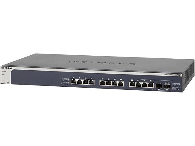 Netgear XS712T-200NES 12-port 10-Gigabit Smart Managed Pro Switch ...