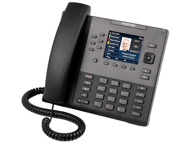 Aastra - 80C00002AAA-A - 6867i - 9-Line SIP Desktop Phone with 3.5 QVGA Color Display - Does Not Include Power Supply
