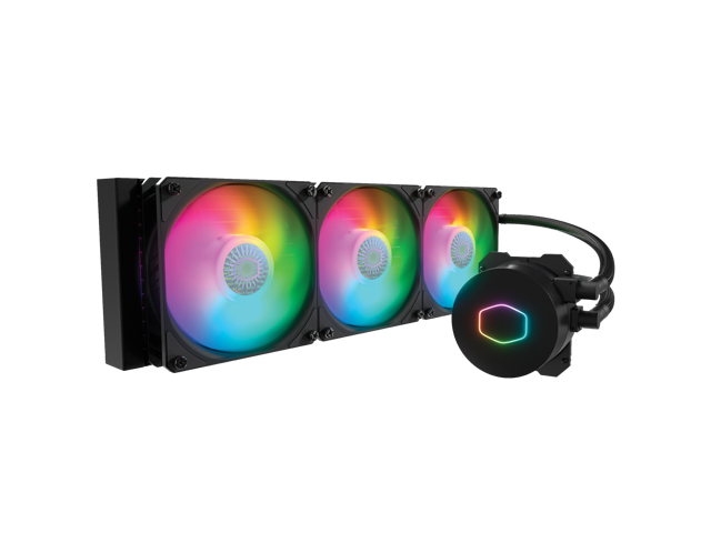 Cooler Master MasterLiquid ML360L ARGB V2 Close-Loop AIO CPU Liquid Cooler,  Dual Chamber Pump, 360mm Radiator, SickleFlow 120 PWM ARGB, AMD Ryzen 