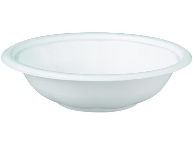 Genpak FW032 32 oz. White Foam Utility Bowl - 400/Case