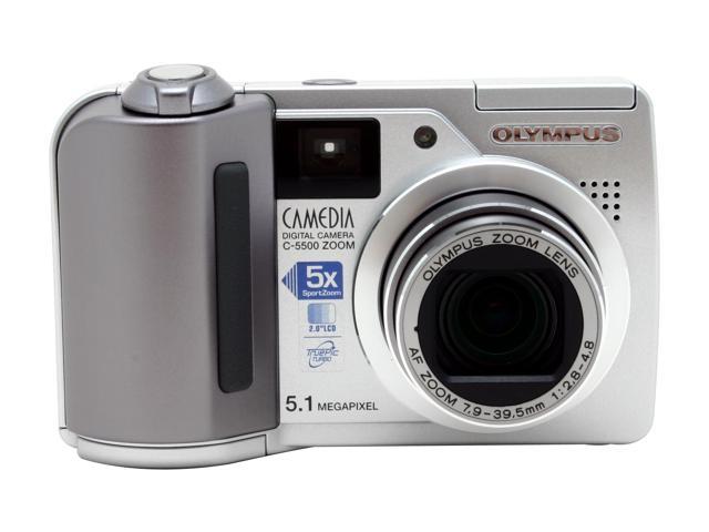 OLYMPUS C-5500 Silver 5.1MP Digital Camera - Newegg.com