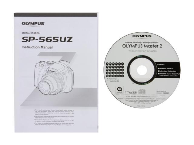 Olympus Sp 565 Uz Black 10 0 Mp 26mm Wide Angle Digital Camera Newegg Com