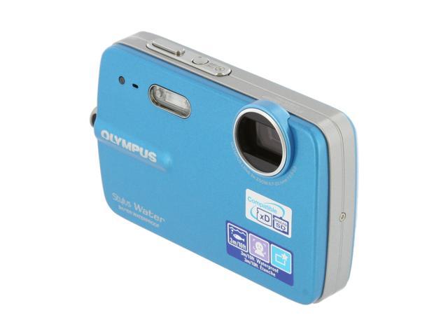 OLYMPUS Stylus 550WP Blue 10.0 MP Waterproof Digital Camera - Newegg.com