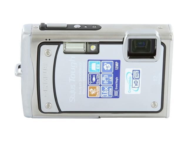 OLYMPUS Stylus Tough 8000 Silver 12.0 MP Waterproof Shockproof 28mm ...