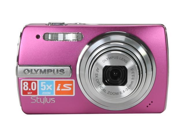 Refurbished: OLYMPUS STYLUS 840 Pink 8.0 MP Digital Camera - Newegg.com