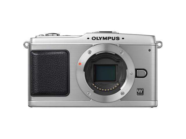 OLYMPUS Pen E-P1 262814 Silver 12.3 MP 3.0" 230K LCD Compact Mirrorless System Camera - Body Only