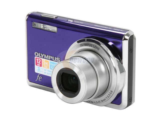 OLYMPUS FE-5020 Navy 12.0 MP 24mm Wide Angle Digital Camera - Newegg.com