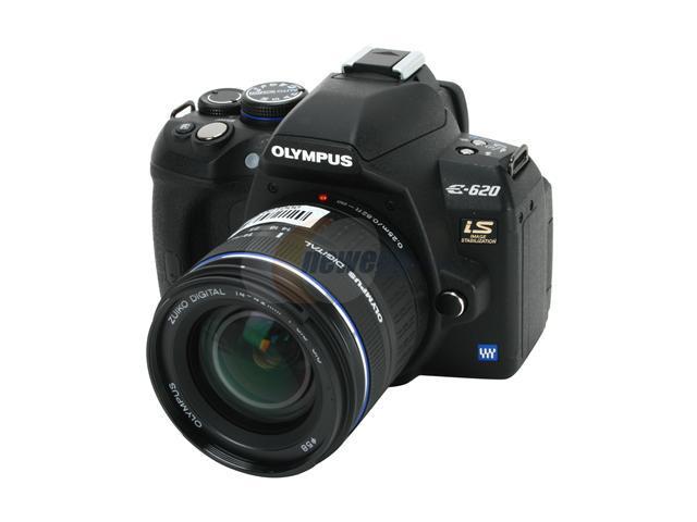 Refurbished: OLYMPUS E-620 Black Digital SLR Camera W/ ZUIKO DIGITAL 14 ...