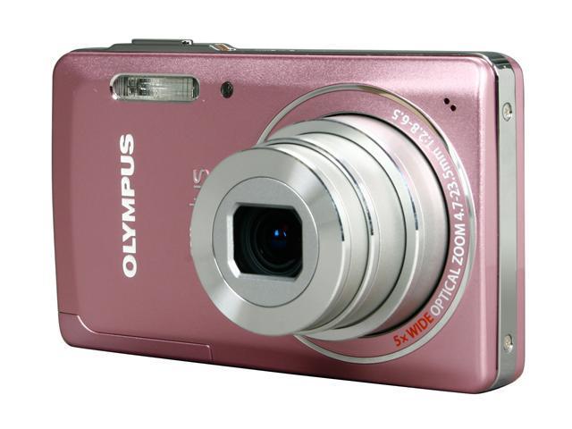 OLYMPUS Stylus 5010 Pink 14 MP 26mm Wide Angle Digital Camera
