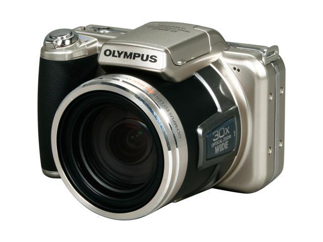 OLYMPUS SP-800UZ Silver 14 MP 30X Optical Zoom 28mm Wide Angle Digital Camera