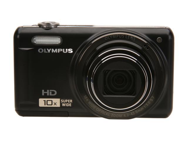Refurbished: OLYMPUS VR-310 Black 14 MP Digital Camera - Newegg.com