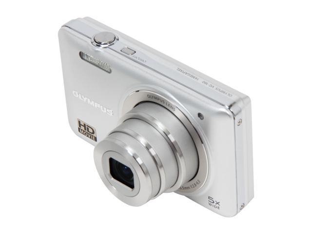 Olympus VG-160 Silver 14MP Digital Camera With HD Video