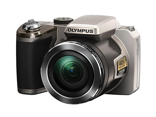 Olympus Traveller SP-820UZ iHS 14 Megapixel Compact Camera - Silver