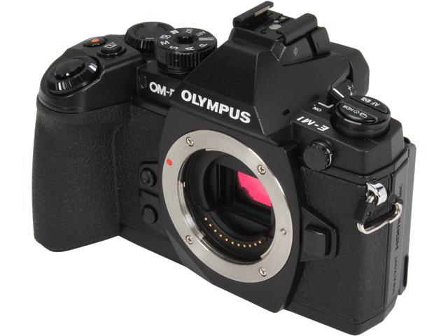 OLYMPUS OM-D E-M1 (V207010BU000) Black 16.3 MP 3.0" 1037K Touch LCD Micro Four Thirds Interchangeable Lens system Camera - Body