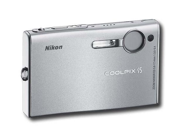 Nikon COOLPIX S5 Silver 6.0 MP Digital Camera - Newegg.com