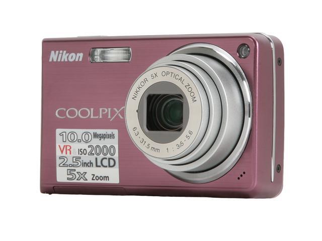 Nikon CoolPix S550 Plum 10.0 MP Digital Camera - Newegg.com