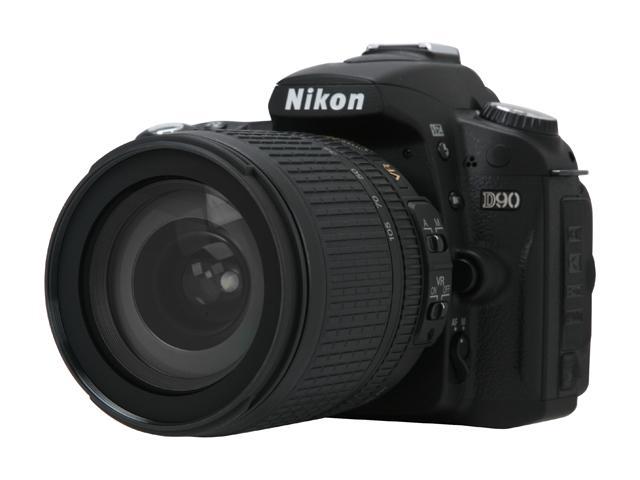 Nikon D90 Black Digital SLR Camera w/ AF-S DX NIKKOR 18-105mm f 