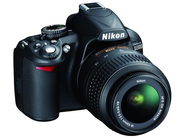 Nikon D3100 Black 14.2 MP Digital SLR Camera with 18-55mm VR Zoom Lens