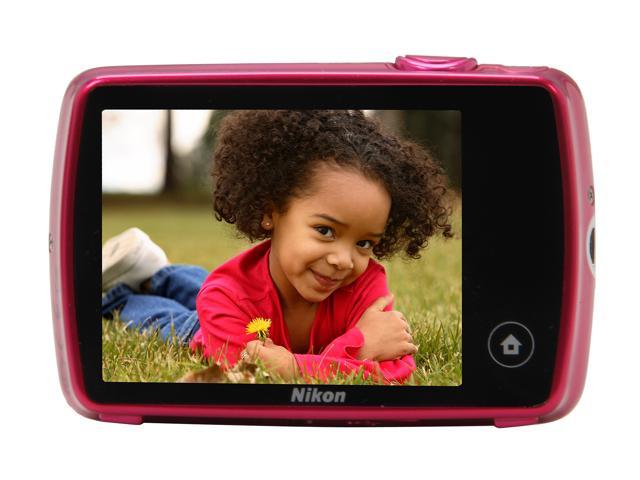 Nikon COOLPIX S01 Pink 10.1 MP Digital Camera - Newegg.com