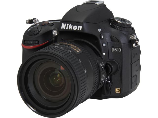 Nikon D610 13305 Black 24.3 MP Digital SLR Camera Kit w/ 24-85mm VR Lens