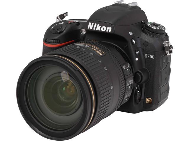 Nikon D750 1549 Black 24.3 MP Digital SLR Camera with 24-120mm VR Lens