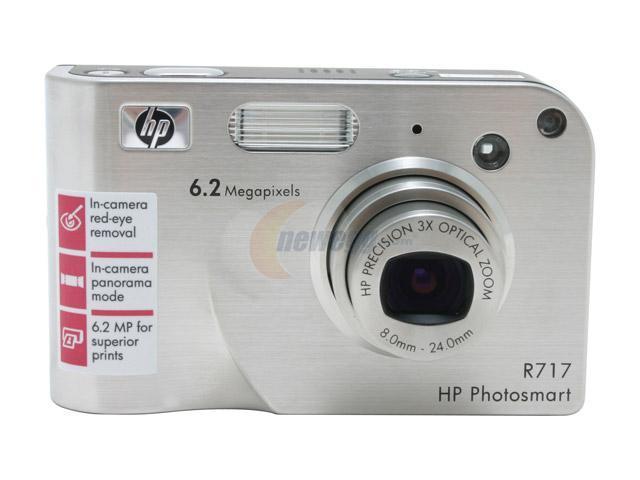 HP R717 Silver 6.2 MP Digital Camera - Newegg.com