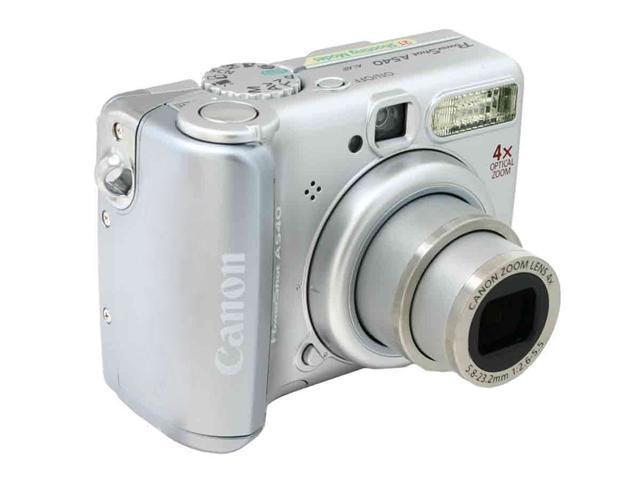 Positief golf Onzorgvuldigheid Canon PowerShot A540 Silver 6.0 MP 4X Optical Zoom Digital Camera Point &  Shoot Cameras - Newegg.com