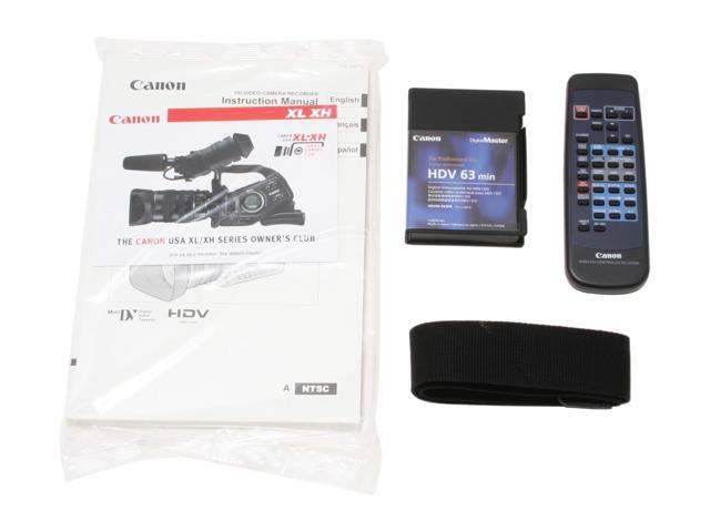 Canon XH A1 Black 1 3 3CCD 2 8 LCD 20X Optical Zoom High Definition Professional Camcorder 