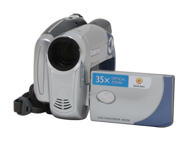 Canon DC210 Silver 35X Optical Zoom DVD Digital Camcorder