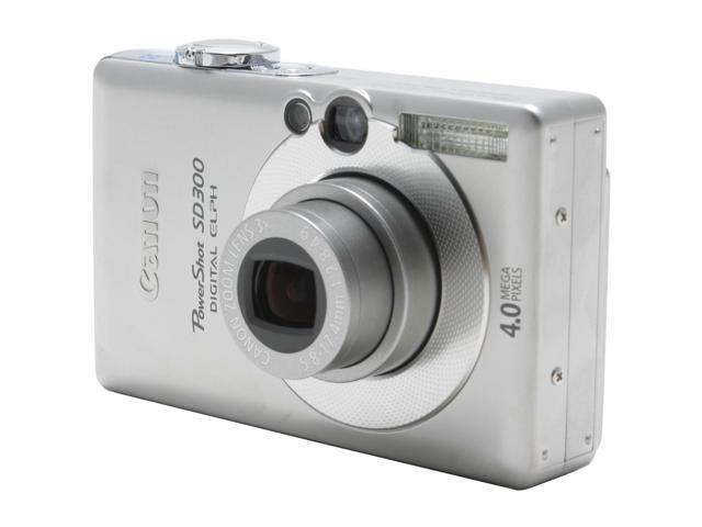 Canon SD300 Silver 4.0MP Digital Camera - Newegg.com