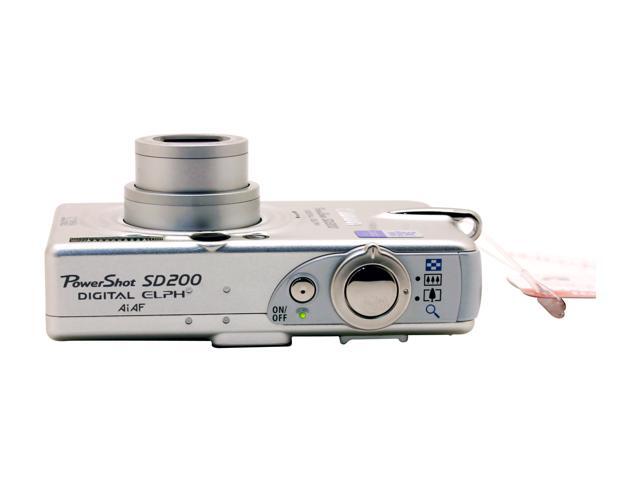 Canon PowerShot SD200 Silver 3.2MP Digital Camera - Newegg.com