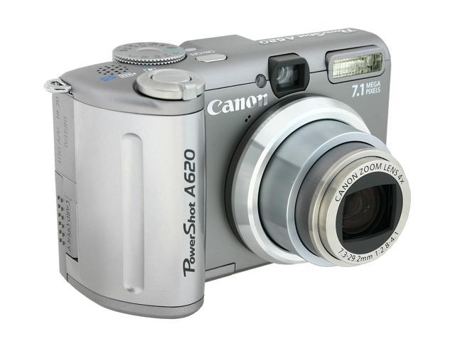 Canon PowerShot A620 Silver 7.1 MP 4X Optical Zoom Digital Camera