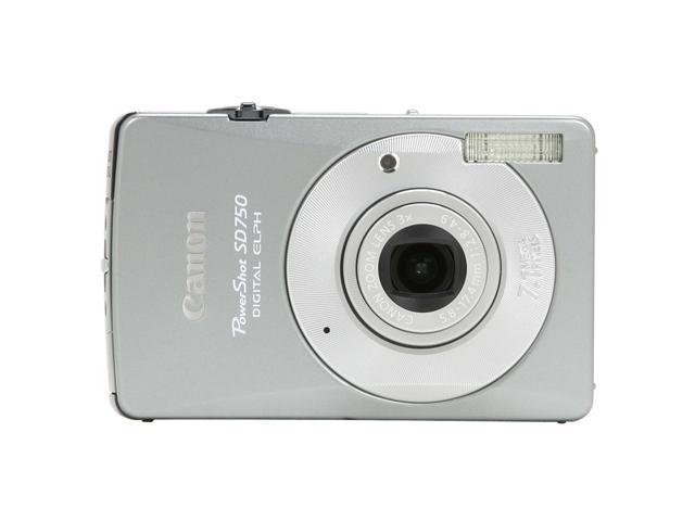 Canon PowerShot SD750 Silver 7.1 MP Digital Camera - Newegg.com
