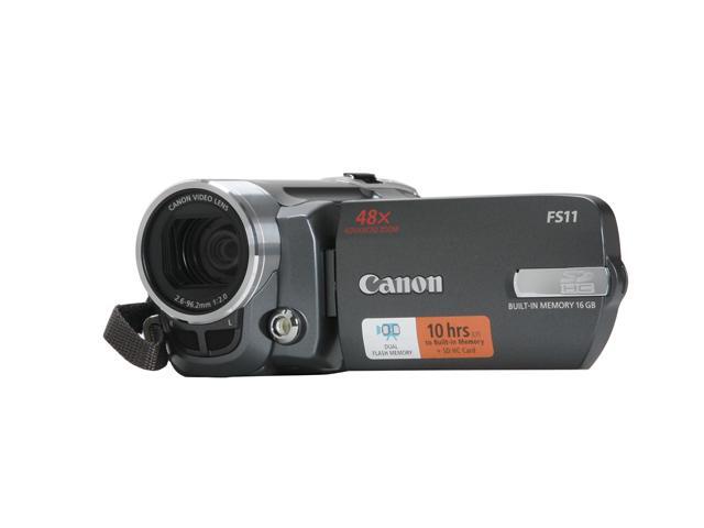 Canon FS11 Black 2.7"LCD 37X Optical Zoom Digital Camcorder - Newegg.com