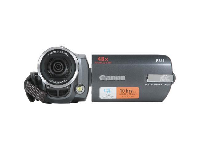 Canon FS11 Black 2.7"LCD 37X Optical Zoom Digital Camcorder - Newegg.com