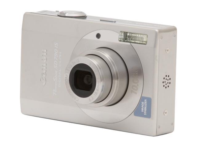 Canon PowerShot SD790 IS Silver 10 MP 3X Optical Zoom Digital Camera