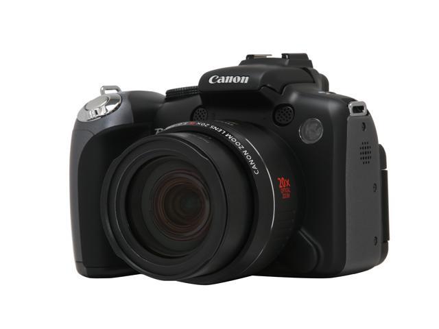 Canon PowerShot SX10 IS Black 10 MP 20X Optical Zoom 28mm Wide Angle Digital Camera